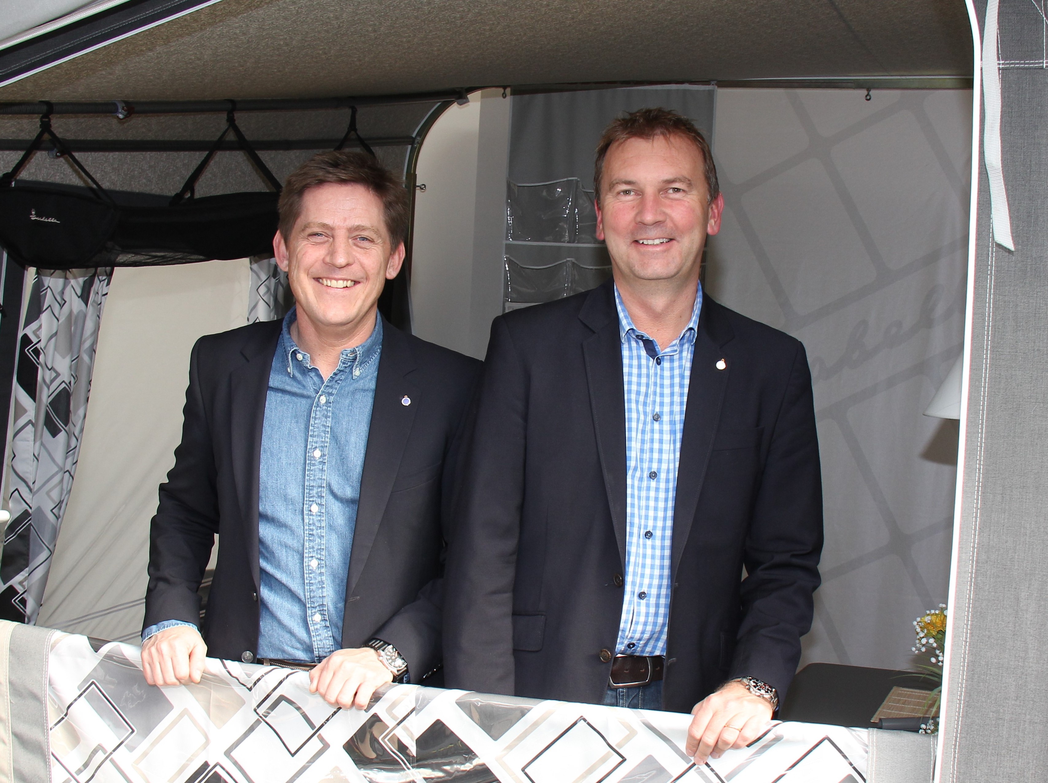 Lars Bilde (tv), direktør for Oaking Group A/S og Morten Kjeldsen, direktør for Isabella