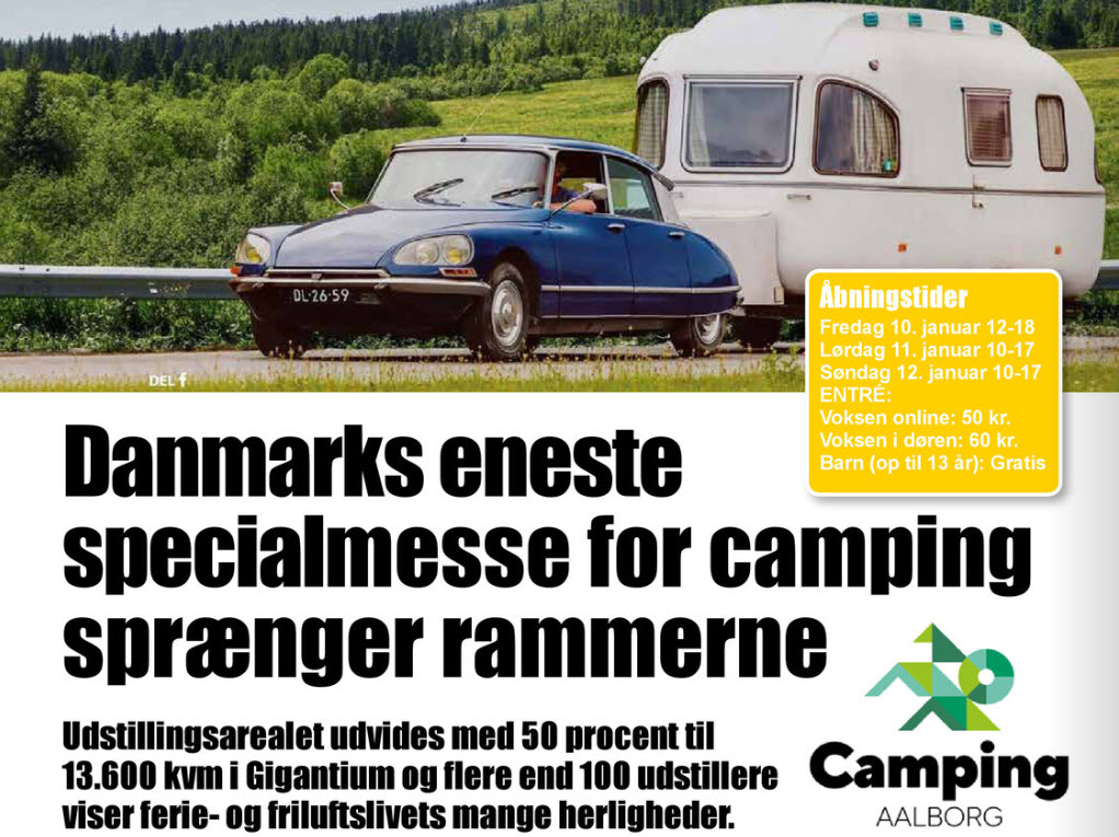 Camping Aalborg - Danmarks store specialmesse med alt inden for camping
