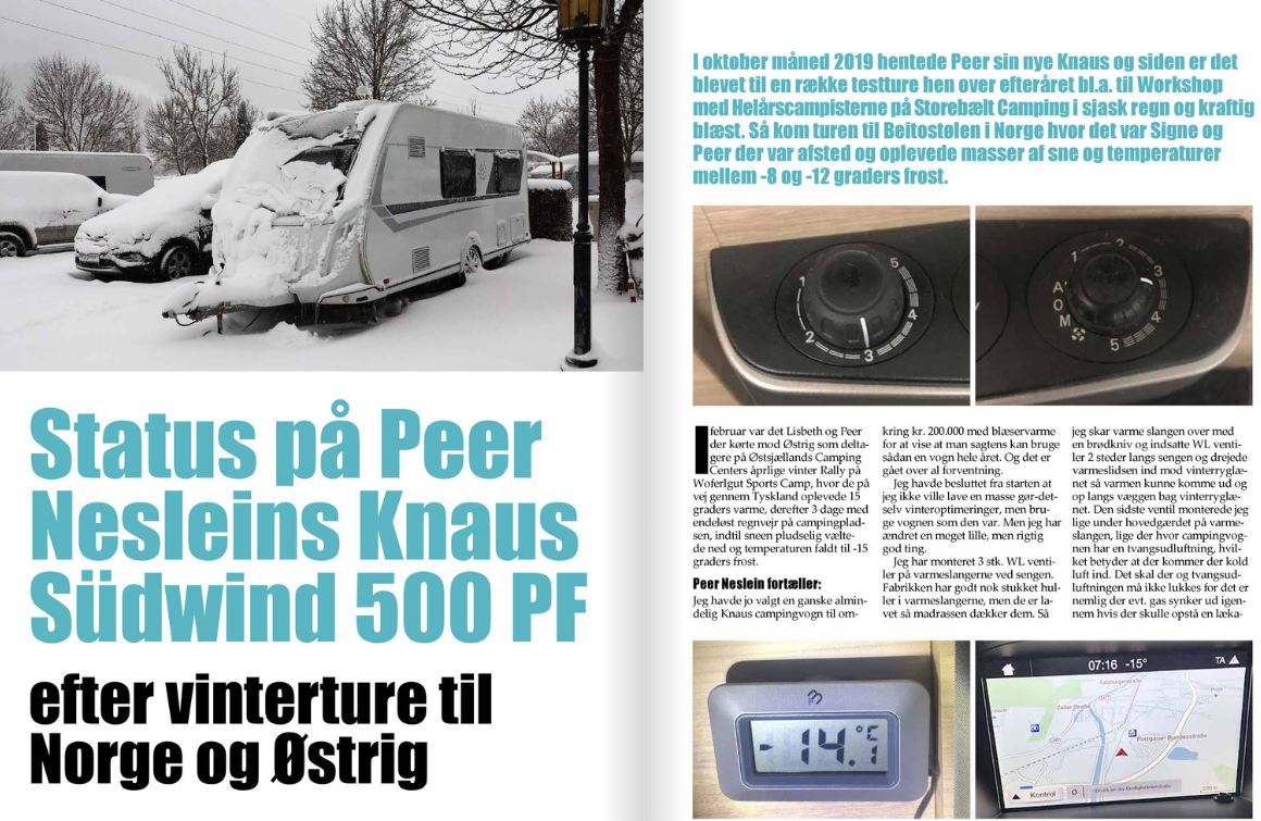 Hvordan klarede Peers Knaus vintermånederne med blæservarme (Reklame)