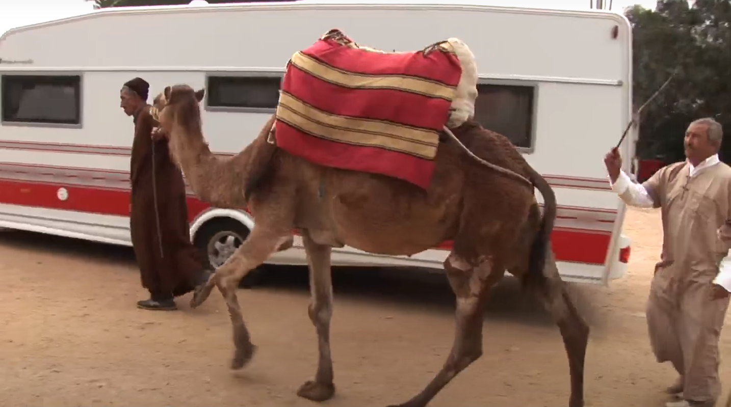 Med campingvogn til Afrika + film (Reklame)