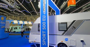 Caravan Salon Düsseldorf - del 6 - Knaus campingvogn uden gas (2022)