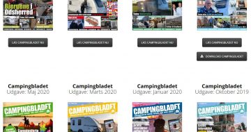 Gratis - Læs alle udgaver af Campingbladet 10 år tilbage