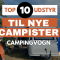 Top 10 udstyr til nye campister (campingvogn) (Reklame)
